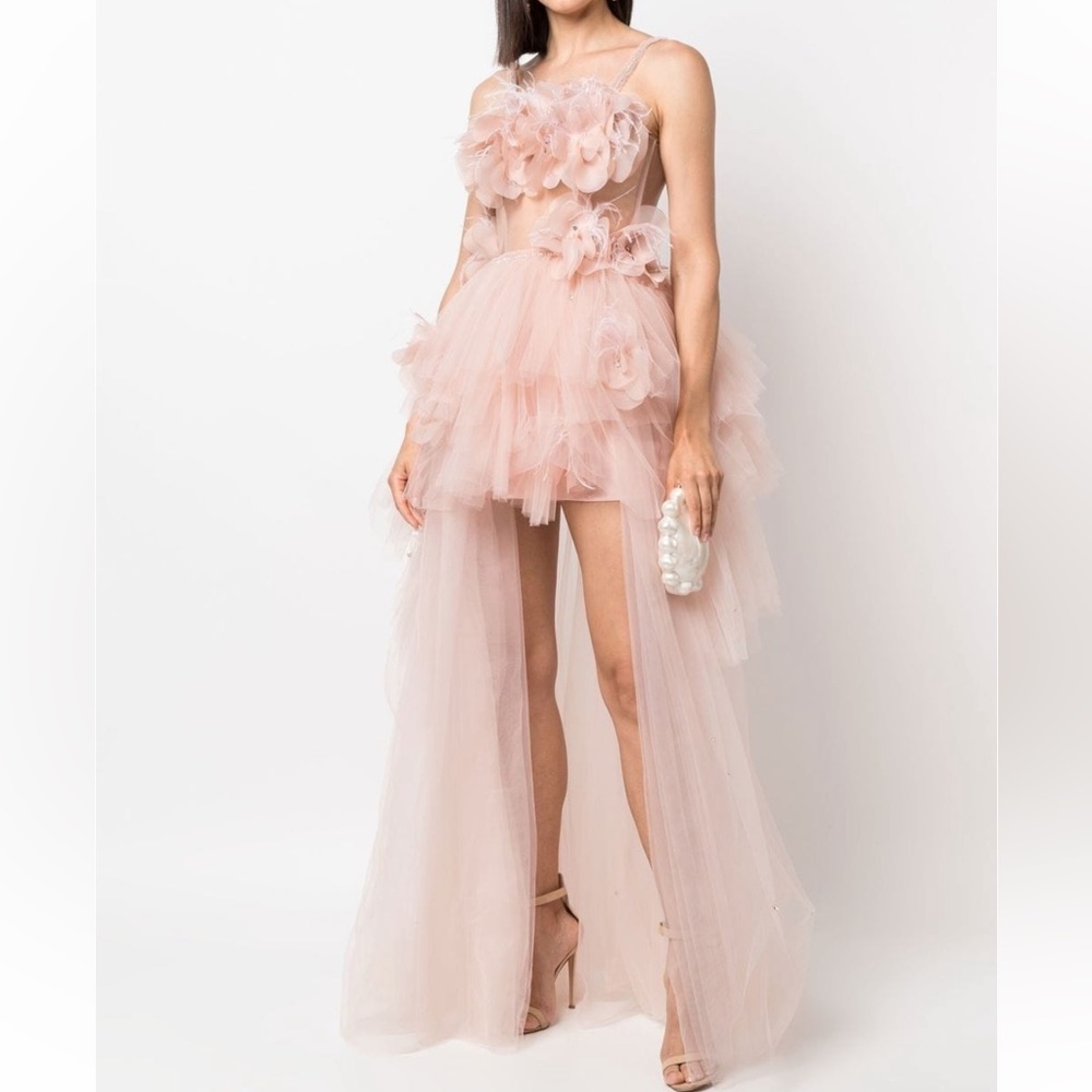 BREATHTAKING tulle gown. Made to make a statement! Sold out online.